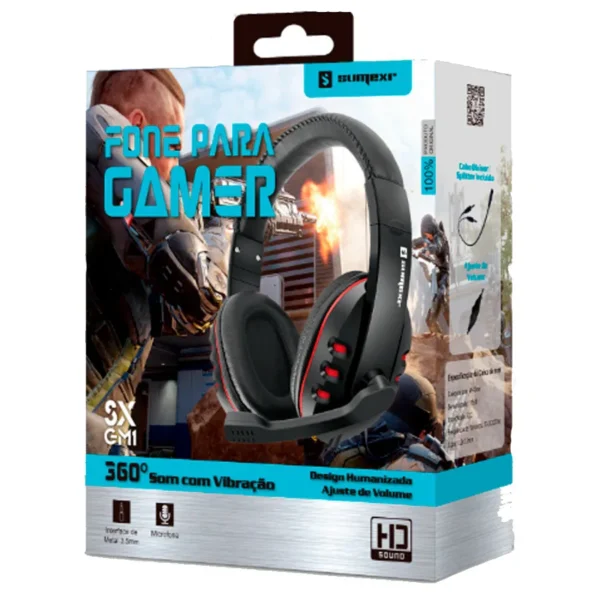 FONE GAMER SUMEXR SX-GM1