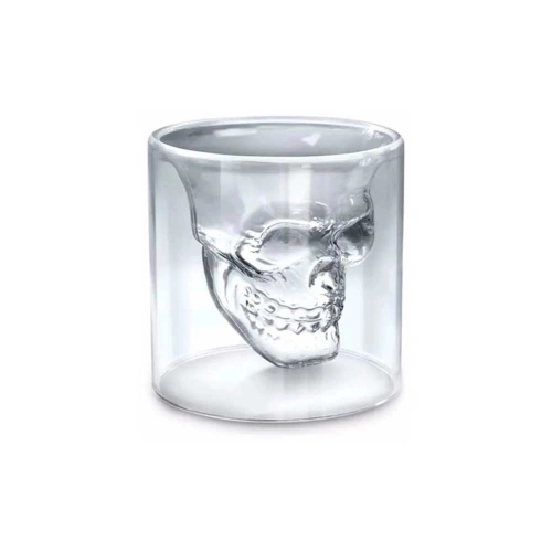 COPO CAVEIRA DE VIDRO 75ML GDR0093