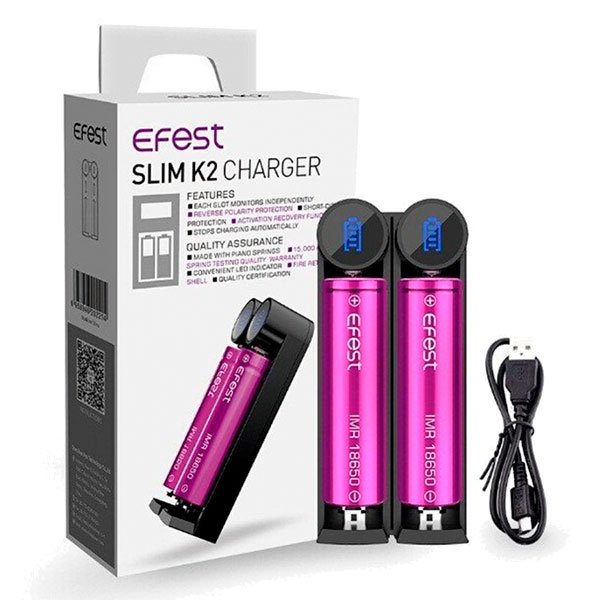 CARREGADOR DE BATERIA EFEST SLIM K2