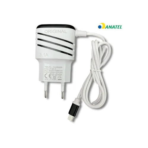 CARREGADOR COMPLETO TIPO V8 KAPBOM 3.6A KA-393-V8