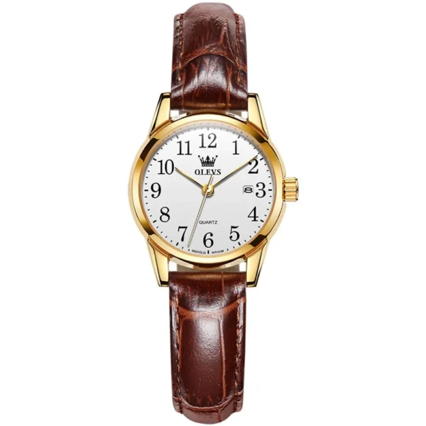 RELÓGIO FEMININO PULSEIRA DE COURO