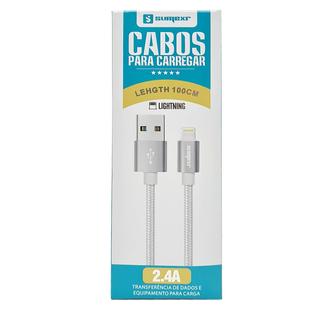 CABO TIPO LIGHTNING 2.4A SUMEXR - SX-B107-i6