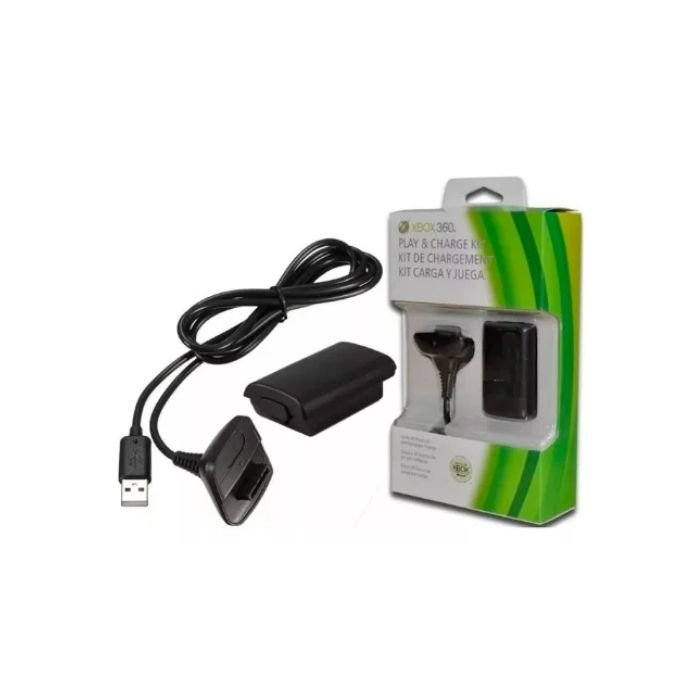 BATERIA DE XBOX 360 COM CABO 12000 MAH - BN-007-3