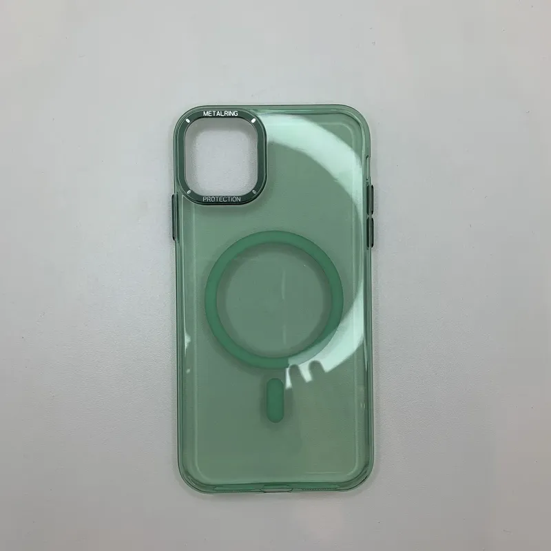 CAPA IPHONE 12 PRO/12 TRANSPARENTE COM MAGSAFE E ACRÍLICO