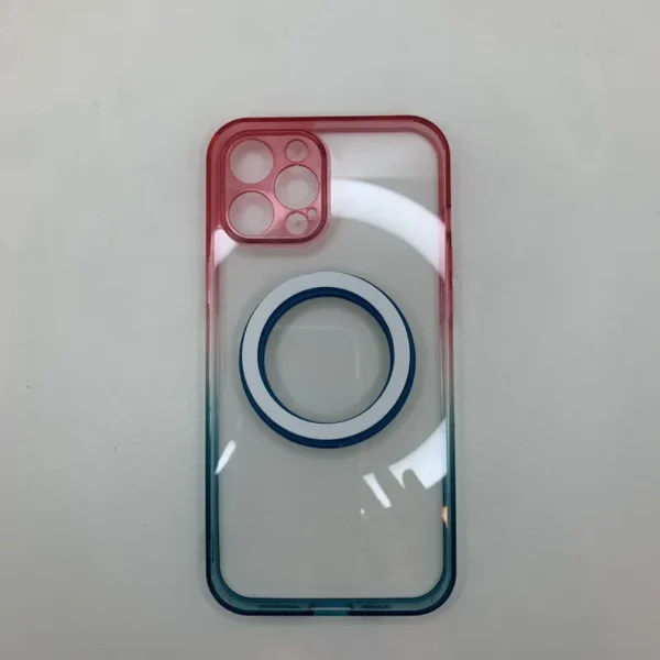 CAPA IPHONE 12 PRO MAX TRANSPARENTE COM PROTEÇÃO DE CÂMERA E MAGSAFE