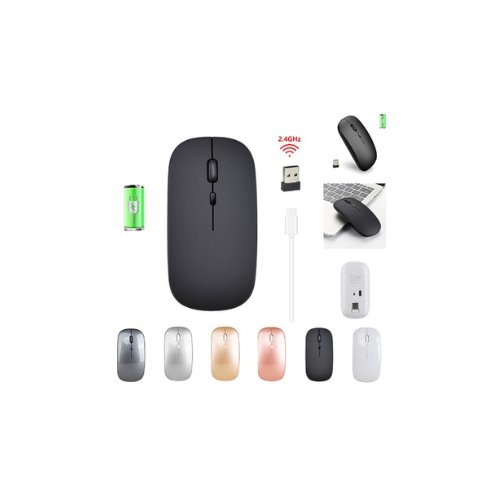 MOUSE SEM FIO RECARREGÁVEL OX'GOLD PRO MS-02 DPI 800/1200/1600