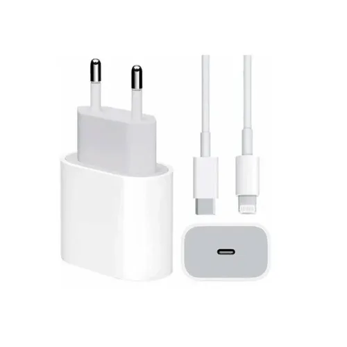 CARREGADOR COMPLETO PARA IPHONE TIPO C PARA LIGHTING 20W - Imagem 4