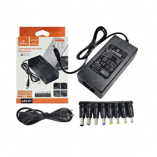 CARREGADOR UNIVERSAL PARA NOTEBOOK LEHMOX LEY-27 - Imagem 4