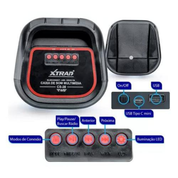 CAIXA DE SOM XTRAD CS-20 - Imagem 4