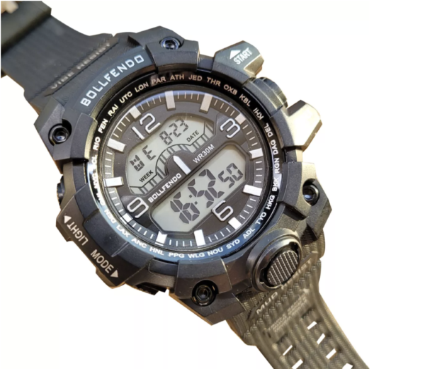 RELOGIO DIGITAL SPORT BOLLFENDO PRETO