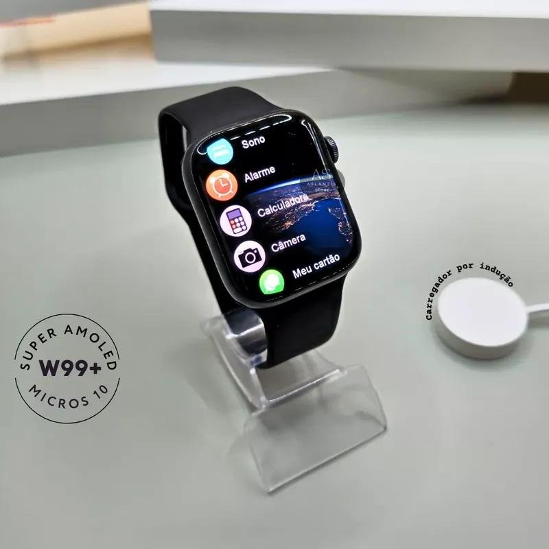 SMARTWATCH MICROWEAR WATCH 9 PLUS PRETO - Imagem 6