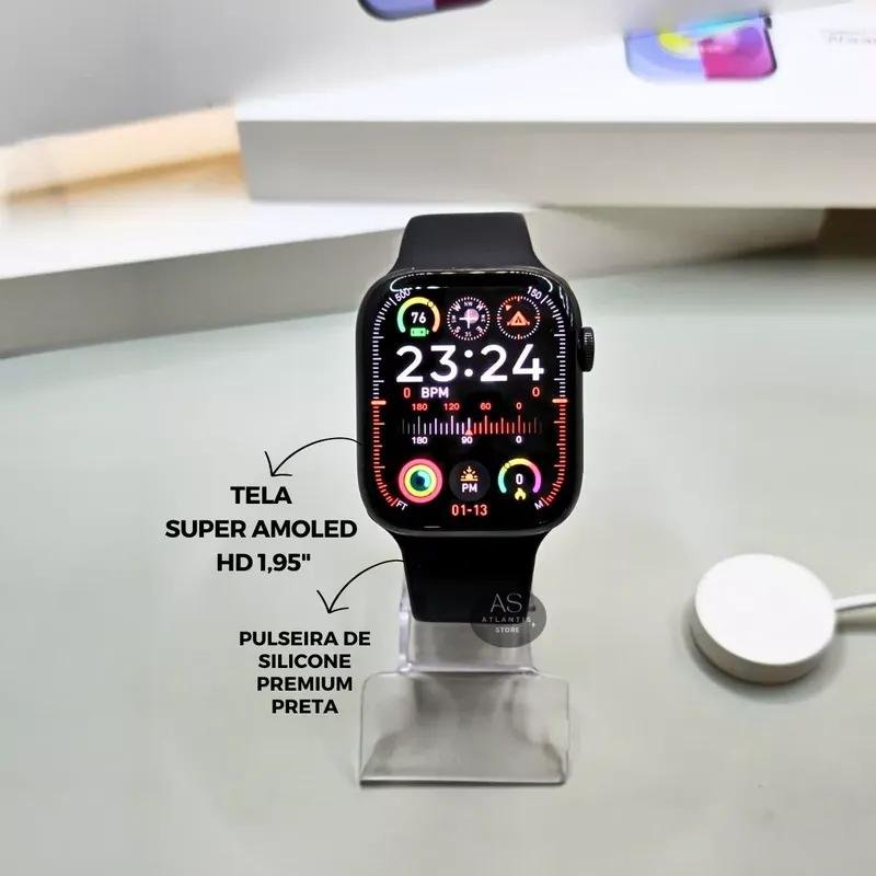 SMARTWATCH MICROWEAR WATCH 9 PLUS PRETO - Imagem 4