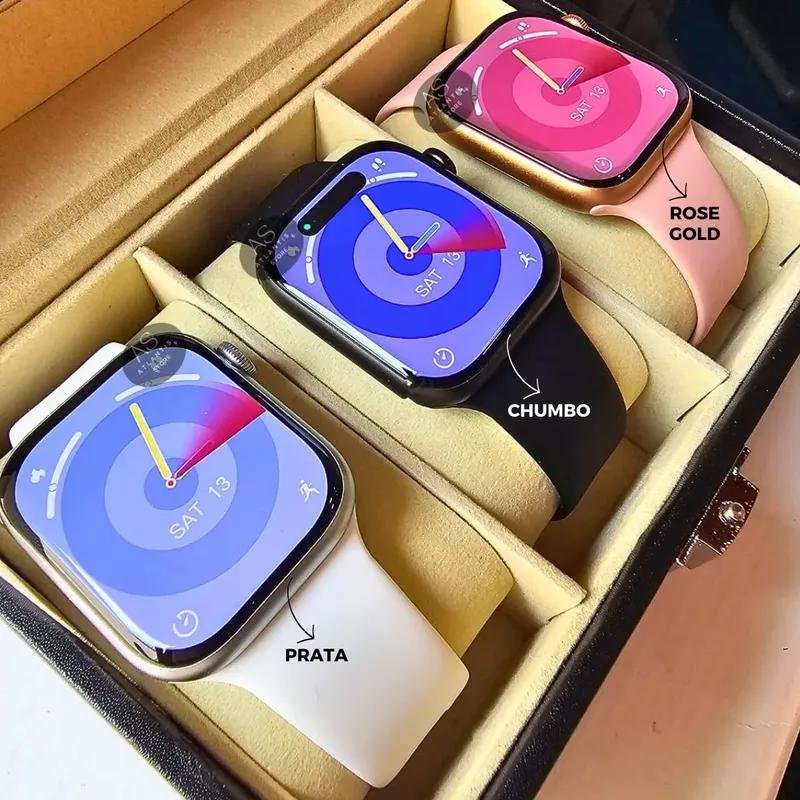 SMARTWATCH MICROWEAR WATCH 9 PLUS PRETO - Imagem 7