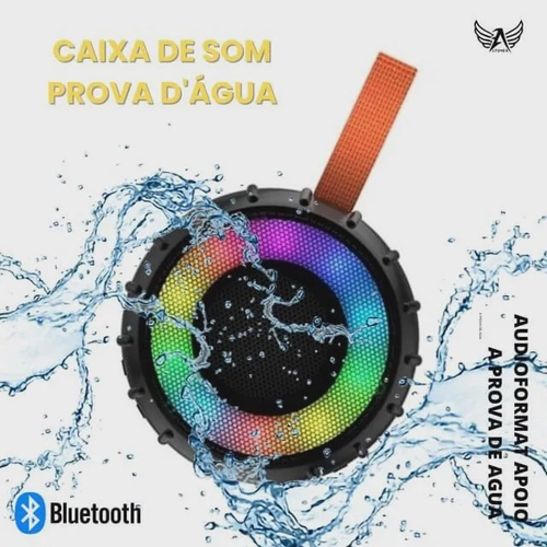 CAIXA DE SOM PEINING PEI-236BT - LED, IPX6, BLUETOOTH 5.3 E RECARREGÁVEL - Imagem 5