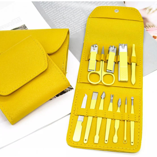 CONJUNTO MANICURE KIT 16 PEÇAS AÇO INOXIDÁVEL COM BOLSA DOBRÁVEL BM-A590 - Imagem 4