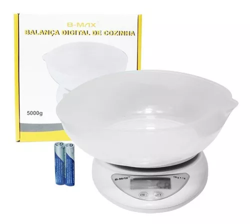 BALANÇA DIGITAL DE COZINHA 5000G B-MAX - BM-A05