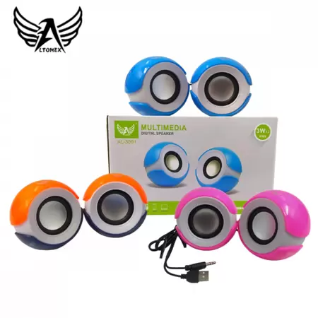 CAIXINHA DE SOM MULTIMEDIA DIGITAL SPEAKER USB 2.0 ALTOMEX AL-3091