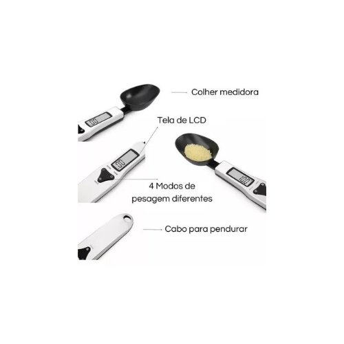 COLHER BALANÇA DIGITAL DE PRECISÃO TUNNER COM PAINEL DIGITAL - Imagem 3
