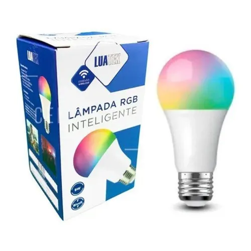 LÂMPADA LED RGB COM CONTROLE REMOTO LUATEK LK-RGB-5W * - Imagem 2