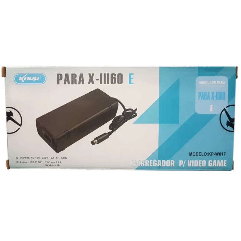 CARREGADOR PARA VIDEOGAME KNUP KP-W017 * - Imagem 2