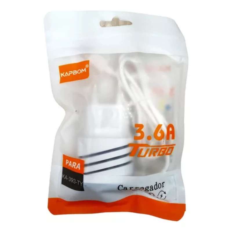 CARREGADOR COMPLETO TIPO C KAPBOM 3.6A KA-393-TY* - Imagem 2