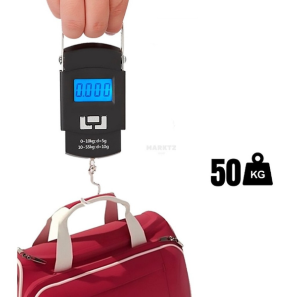 BALANÇA DIGITAL MANUAL COM GANCHO COM PESO DE ATÉ 50KG KAPBOM KA-B111 - Imagem 3