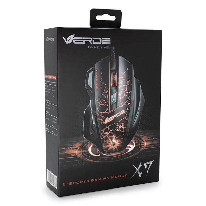 MOUSE GAMER X7 VERDE * - Imagem 3