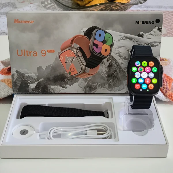SMARTWATCH MICROWEAR WATCH 9 PLUS PRETO - Imagem 2