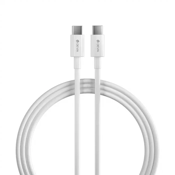 CABO DEVIA TIPO C PARA C  WOVEN FAST PD 60W 3.A;1M  BRANCO NO: 399381 - Imagem 3