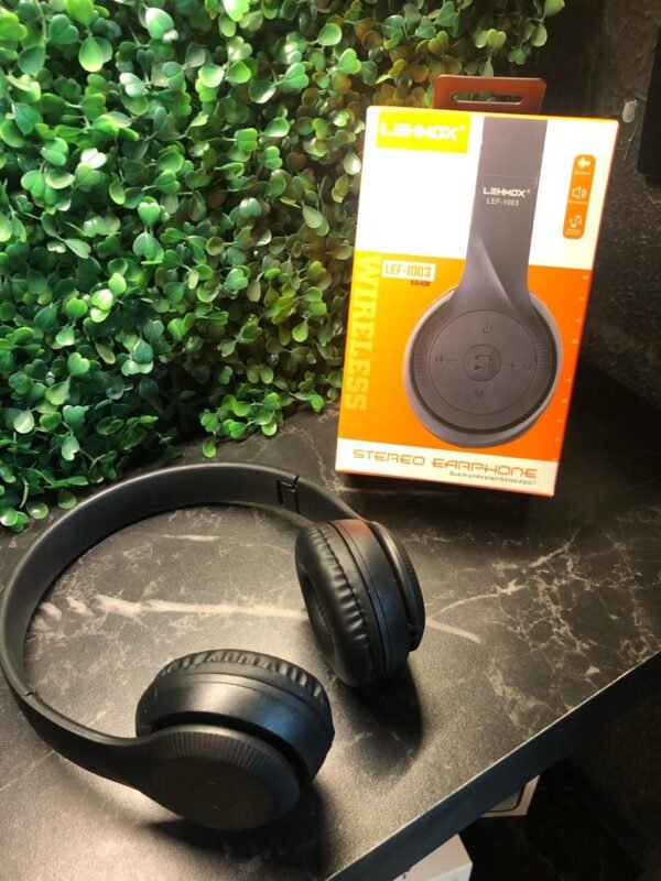 HEADPHONE BLUETOOTH LEHMOX LEF-1003 STEREO EARPHONE - Imagem 2