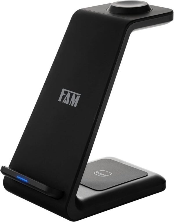 CARREGADOR FAM  FAST CHARGE  SEM FIO 3 EM 1 FCA -QW27 20W - Imagem 2