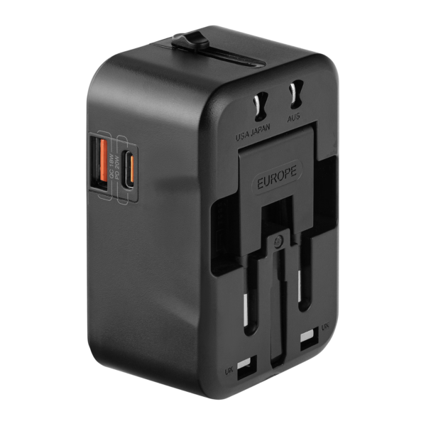 FONTE UNIVERSAL TRAVEL CARREGADOR QC3.0 FAM PRIME FCA-TR33 - Imagem 3