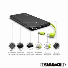 BATERIA PORTÁTIL PINENC POWRE BANK PN-951 1000MAH - Imagem 3
